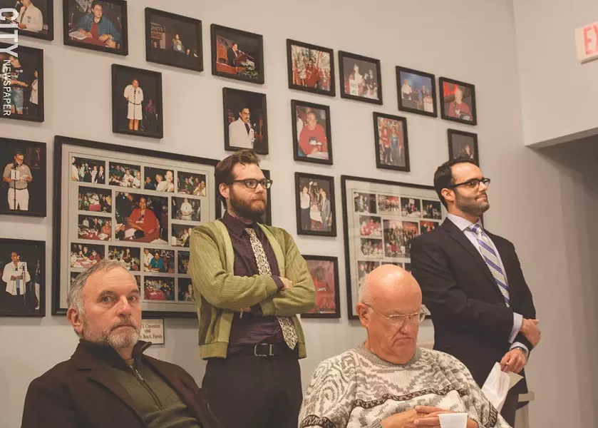 Democrats met recently to choose candidates for the 2015 elections. - PHOTO BY ASHLEIGH DESKINS
