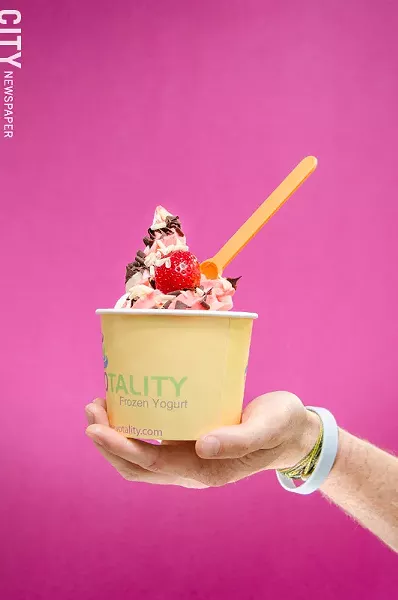 Frozen yogurt's growing popularity has led to several new shops opening in the area, including Yotality in Pittsford. - PHOTO BY MARK CHAMBERLIN