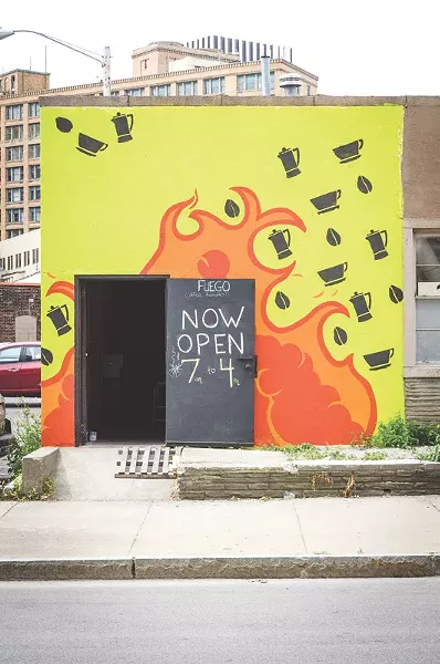 Fuego Coffee on Liberty Pole Way. - PHOTO BY MARK CHAMBERLIN