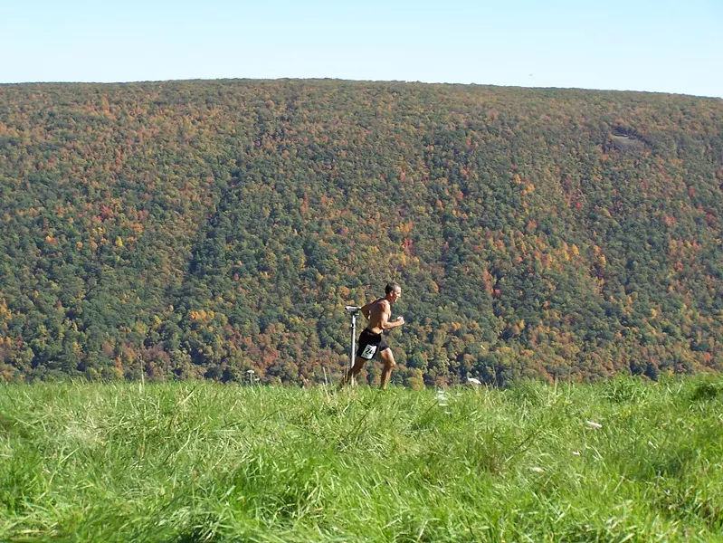 Goose Adventure Racing’s Out of Bounds trail half-marathon is held at Bristol Ski Resort in October. The group focuses on off-trail races. - PHOTO PROVIDED