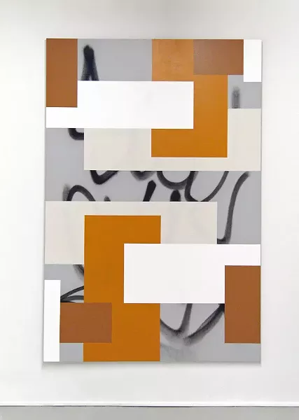 “Hard Edge Painting #124” by Karlos Carcamo. - PHOTO PROVIDED