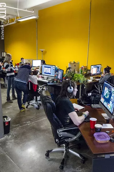 Inside Workinman. - PHOTO BY MARK CHAMBERLIN