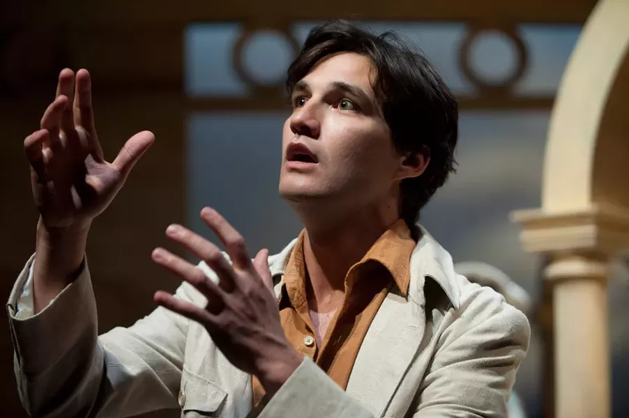 Jeff Irving as Fabrizio Naccarelli in The Light in the Piazza. PHOTO BY EMILY COOPER