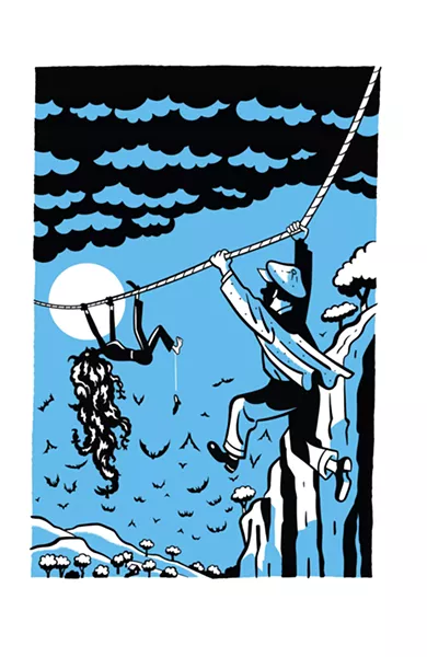 Lemony Snicket's "Who Could That Be at This Hour?" chronicles the author's teen years, and boasts a new art style as well. - ILLUSTRATION BY SETH