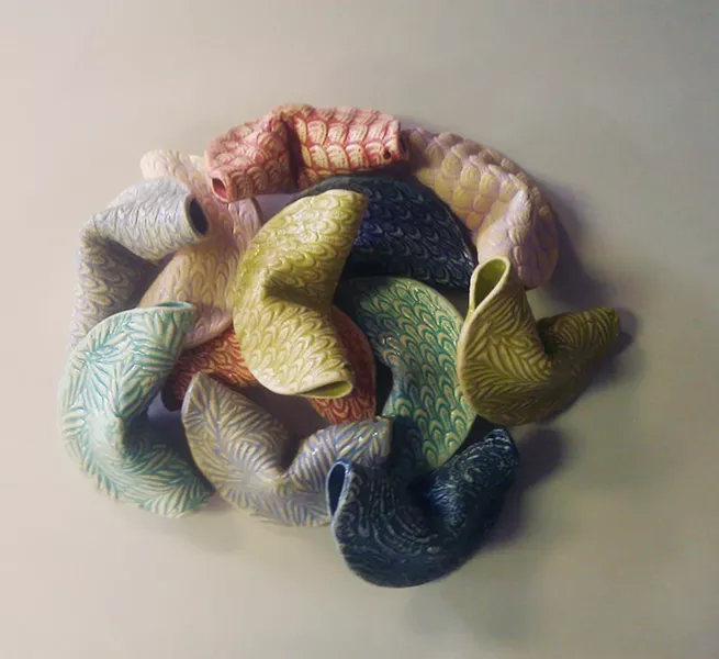 Pieces by Cat Clay's Sabra Wood. - PHOTO PROVIDED