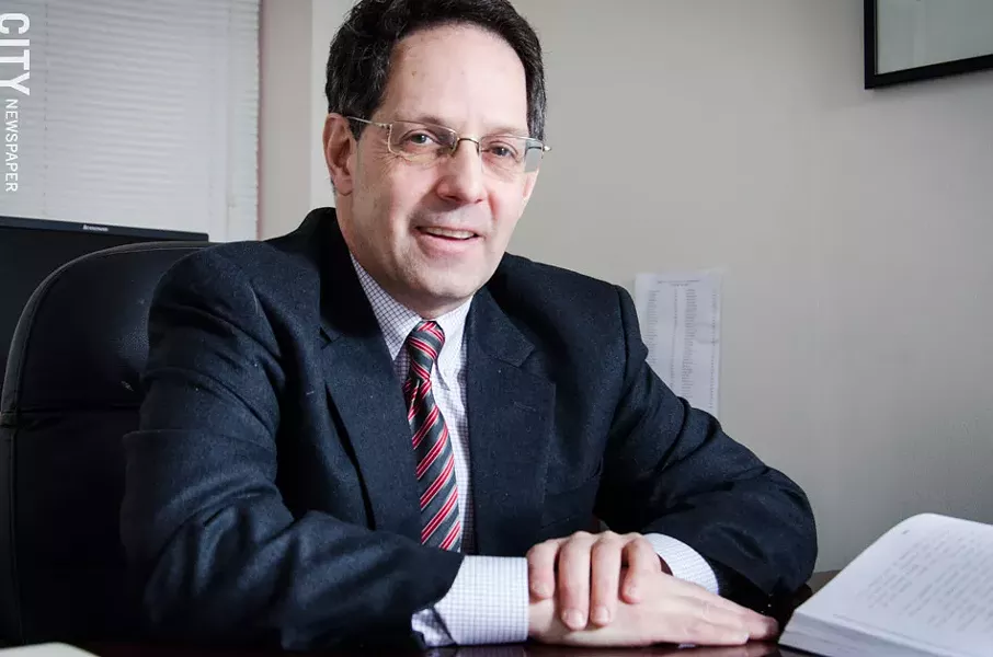 Public Defender Drew Dubrin. - PHOTO BY MARK CHAMBERLIN