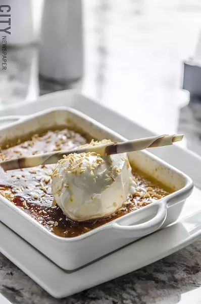 Pumpkin crème brûlée - PHOTO BY MARK CHAMBERLIN