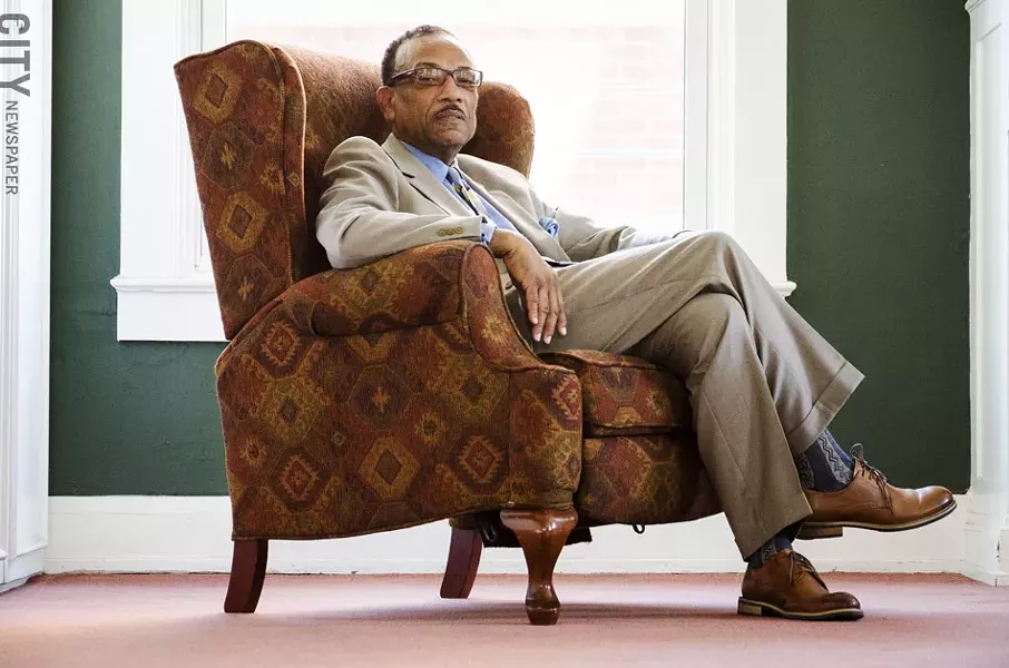 Rev. Lewis Stewart - PHOTO BY MARK CHAMBERLIN