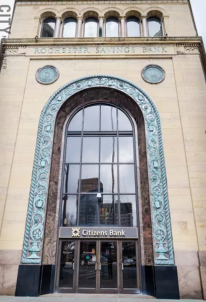 Rochester Institute of Technology plans to renovate the Rochester Savings Bank building for its Center for Urban Entrepreneurship. In 2013, the project received a $1 million award through the Finger Lakes Regional Economic Development Council. - FILE PHOTO
