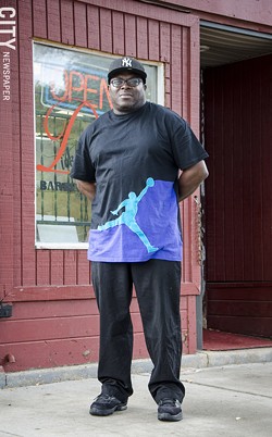 Sherman Dickerson, president of the Joseph Avenue Business Association. - PHOTO BY MARK CHAMBERLIN