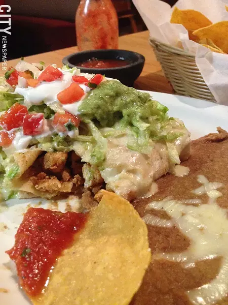 Soft chimichangas at Agave in Henrietta. - PHOTO BY MATT DETURCK