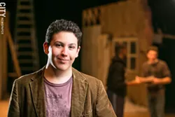 Spencer Christiano, an alum of Aquinas Institute and SUNY Brockport, is the author of "The Rochester Plays," as well as an artist-in-residence at MuCCC. - PHOTO BY MIKE HANLON