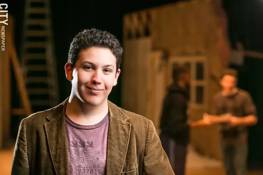 Spencer Christiano, an alum of Aquinas Institute and SUNY Brockport, is the author of "The Rochester Plays," as well as an artist-in-residence at MuCCC. - PHOTO BY MIKE HANLON