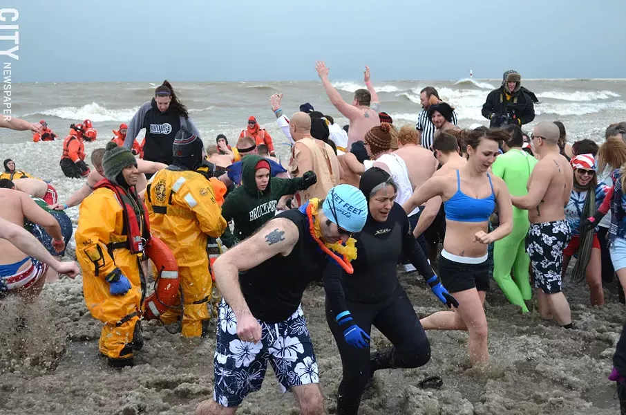 The 15th annual Polar Bear Plunge will take place February 8. - PHOTO BY MATT DETURCK