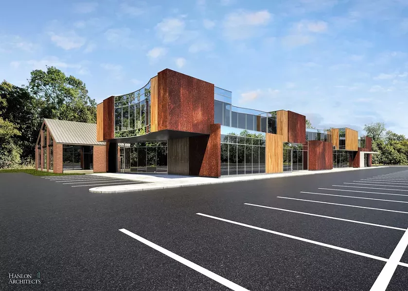 The Culver Road Armory's developer proposes commercial and residential additions to the project. - PROVIDED PHOTO