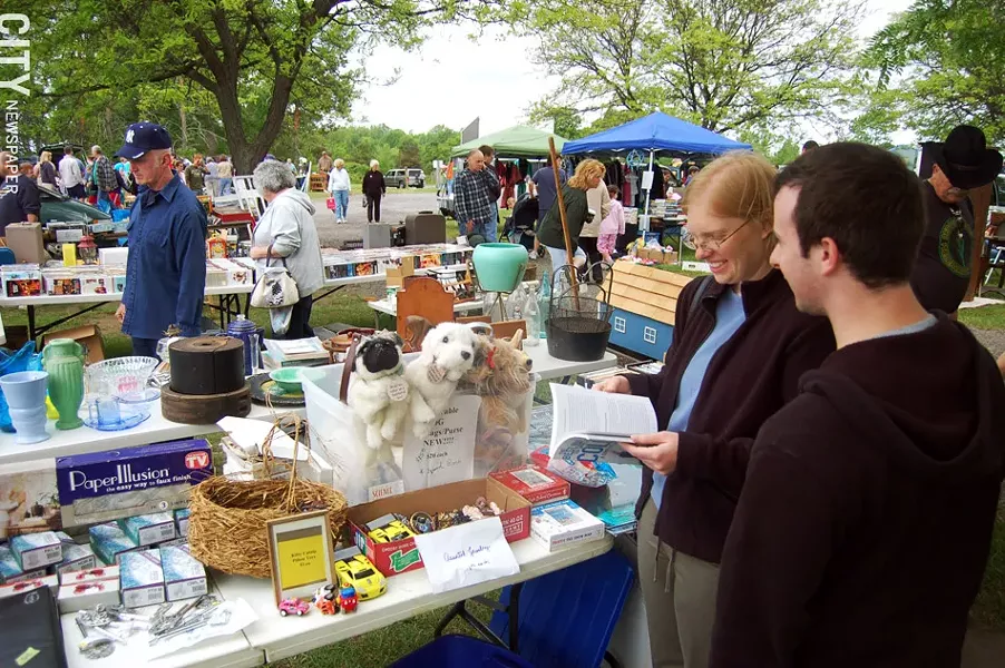 The East Avon Flea Market is just one of many area locations where you can bargain hunt this summer. - PHOTO BY MATT DETURCK