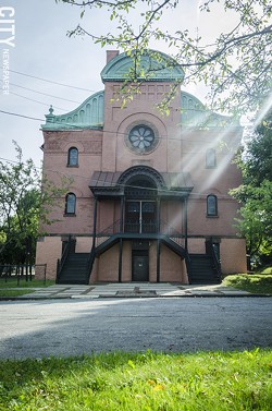 The Fifteenth Tabernacle, also known as the Leopold Street shul (school), is the oldest synagogue still in use in Monroe County. - PHOTO BY MARK CHAMBERLIN