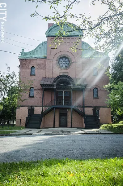 The Fifteenth Tabernacle, also known as the Leopold Street shul (school), is the oldest synagogue still in use in Monroe County. - PHOTO BY MARK CHAMBERLIN
