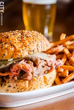 The French Dip sandwich. - PHOTO BY MARK CHAMBERLIN