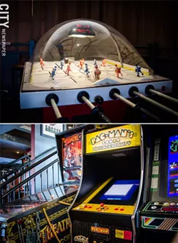 The game room at Rochester Taproom. - PHOTO BY MARK CHAMBERLIN