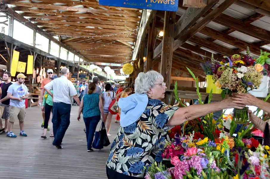 The Ithaca Farmers' Market. - PHOTO BY MATT DETURCK