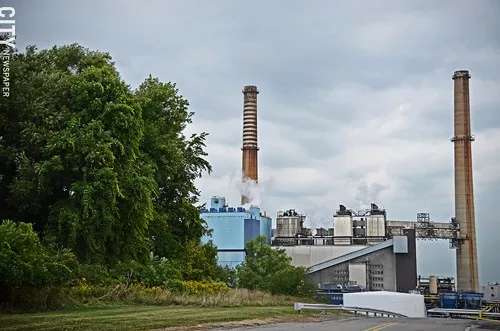 The power plant at Eastman Business Park