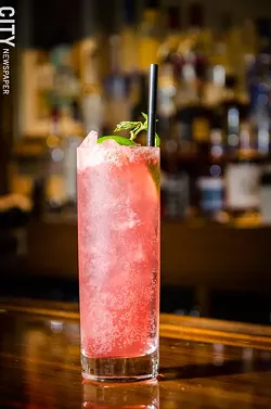The raspberry mojito. - PHOTO BY MARK CHAMBERLIN