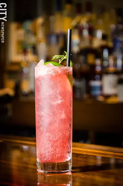 The raspberry mojito. - PHOTO BY MARK CHAMBERLIN