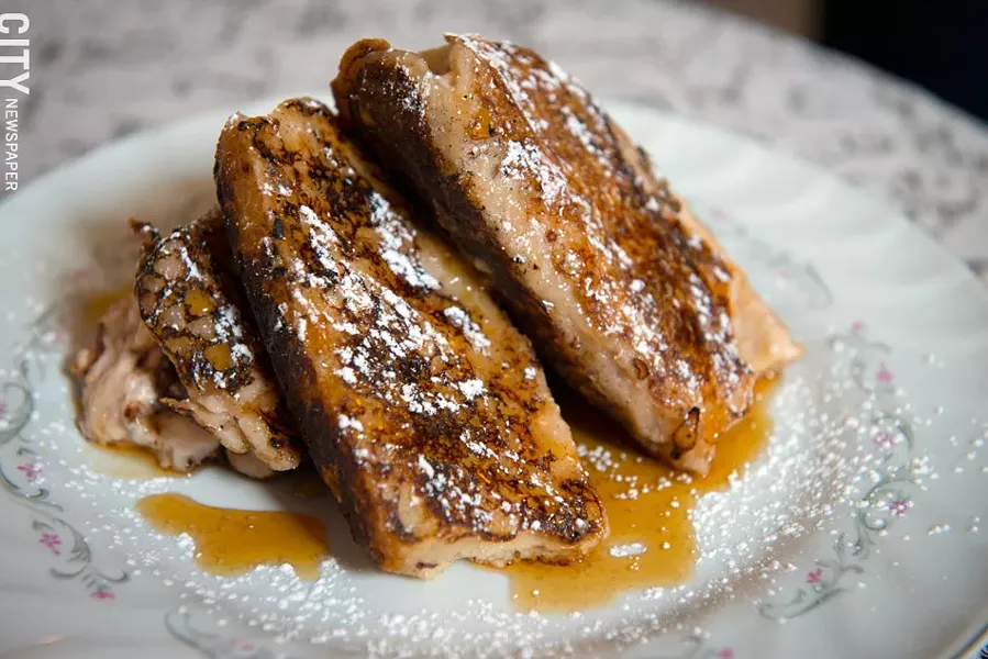 The Red Fern's stuffed French toast. - PHOTO BY THOMAS J. DOOLEY