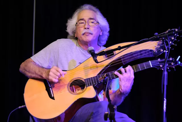 Harp guitarist Sten Bennett will showcase his serene fingerpicking style in a May 17 concert at Asbury Church. - PHOTO BY CHUCK THOMPSON