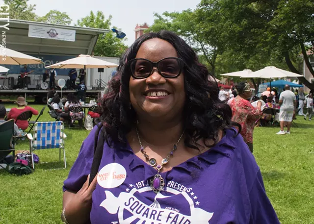 The 19th Ward Community Association’s Zola Brown, in the city’s South District: Working on making the neighborhood attractive for families. - PHOTO BY RENÉE HEININGER