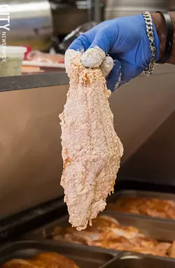 Also serving fried catfish (off-menu)! - PHOTO BY JACOB WALSH