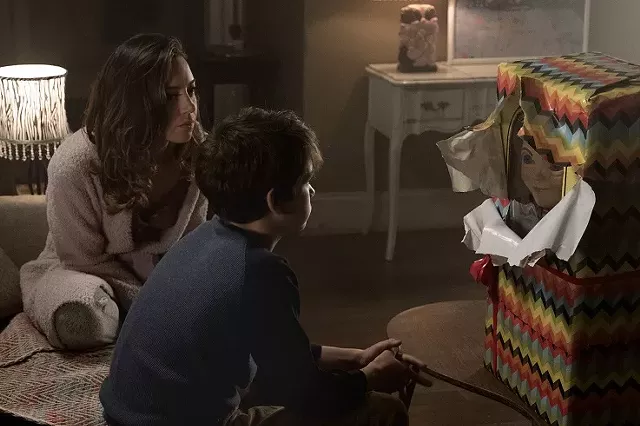 Aubrey Plaza and Gabriel Bateman in the new "Child's - Play." - PHOTO COURTESY ORION PICTURES