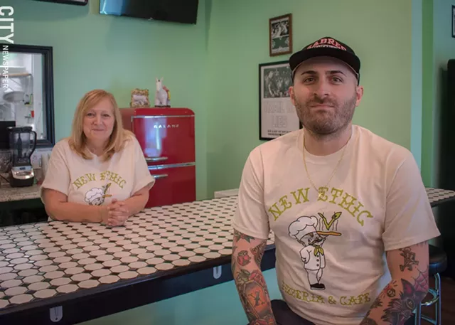 New Ethic owner Matt Nersinger (right) with his mom, Kathy Proietti. - PHOTO BY RYAN WILLIAMSON