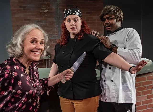 Davida Bloom, Roosa, and Laron Dewberry make up the small but mighty cast. - COURTESY STEVEN LEVINSON PHOTOGRAPHY