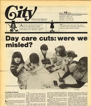 The cover of the March 10, 1983, edition of CITY. - FILE PHOTO