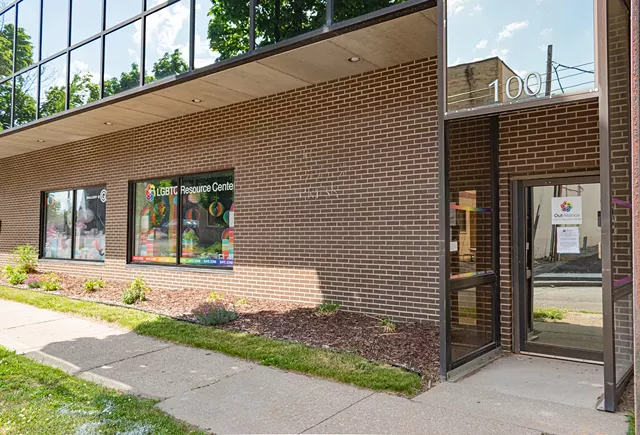 Out Alliance's offices on College Avenue in the Neighborhood of the Arts. - PHOTO BY JACOB WALSH