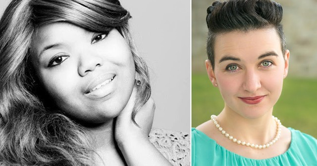 Soprano Brittany Rumph (left) and mezzo-sorano Joelle Lachance will perform during "Virtual Bravo Nights" on July 28. - PHOTOS PROVIDED