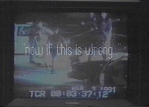 A still from "No Justice, No Peace: Young, Black, ImMEDIAte" (1992) by Portia Cobb. - COURTESY OF VISUAL STUDIES WORKSHOP