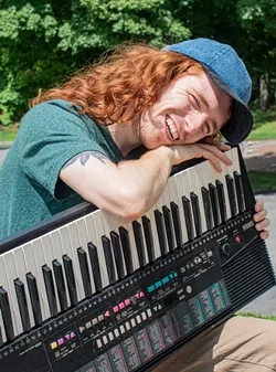 Luke Cornwell wrote and recorded a song each day in April, resulting in the 30-track album "Sweaters in Coffee." - PHOTO BY JACOB WALSH