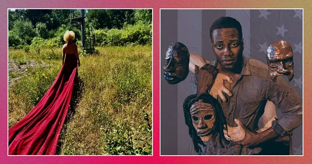 BIODANCE (left); "Black in the Box." - PHOTOS PROVIDED BY KEYBANK ROCHESTER FRINGE FESTIVAL