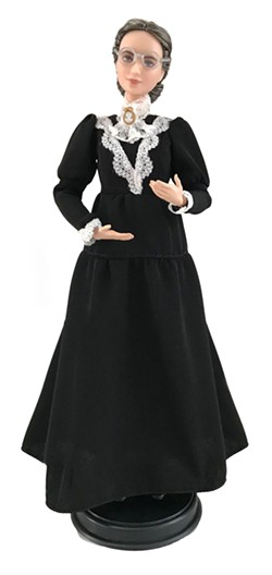 The new Susan B. Anthony Barbie doll. - PHOTO PROVIDED