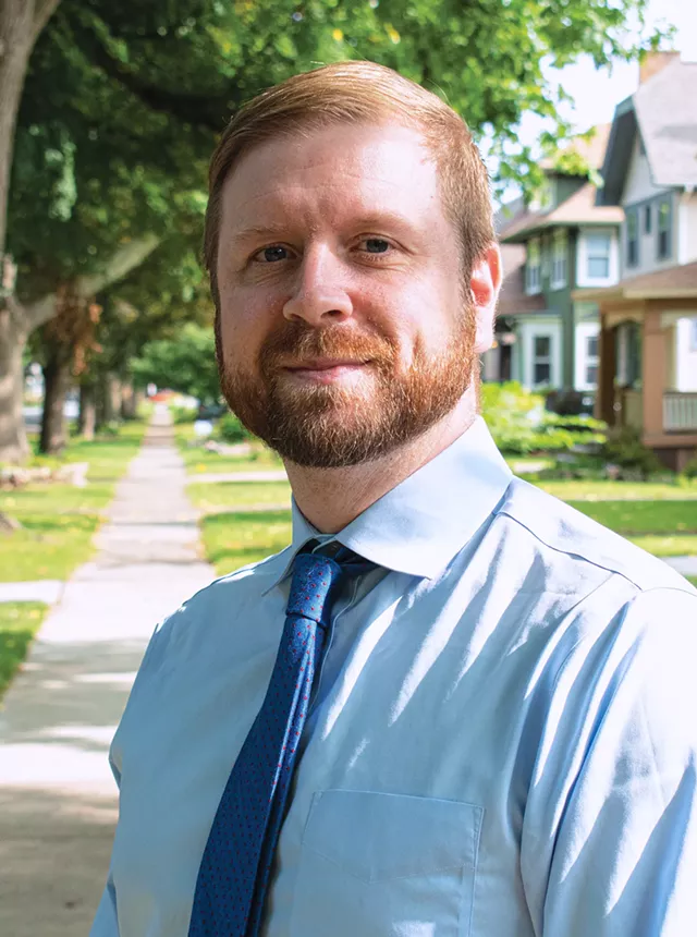 Mark Muoio serves as the housing program director for the Legal Aid Society of Rochester - PHOTO BY JACOB WALSH