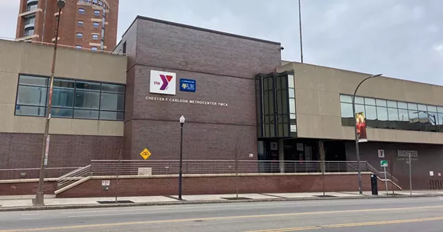 The YMCA of Greater Rochester told its members in an e-mail that it's temporarily suspending members operations at the Carlson MetroCenter. - PHOTO BY JEREMY MOULE
