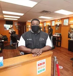 Rochester City Council Vice President at his barbershop on Jefferson Avenue. - PHOTO PROVIDED