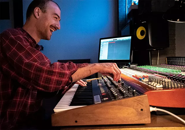 For Chris Dubuq-Penney. an engineer and producer at Wicked Squid Studios, "trip-hop" is synonymous with boundary-pushing hip-hop. - PHOTO BY JACOB WALSH