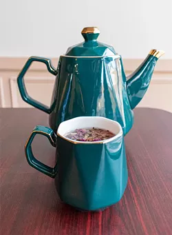 Rose tea. - PHOTO BY JACOB WALSH
