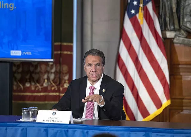 Cuomo at a coronavirus briefing in June, 2020. - CREDIT GOVERNOR CUOMO'S OFFICE