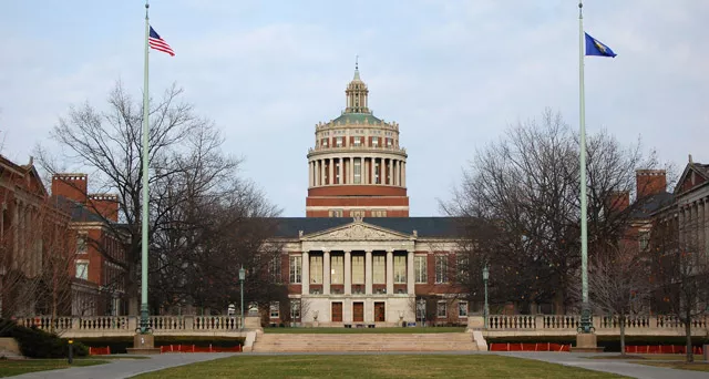 The University of Rochester's Rush Rhees Library. - FILE PHOTO
