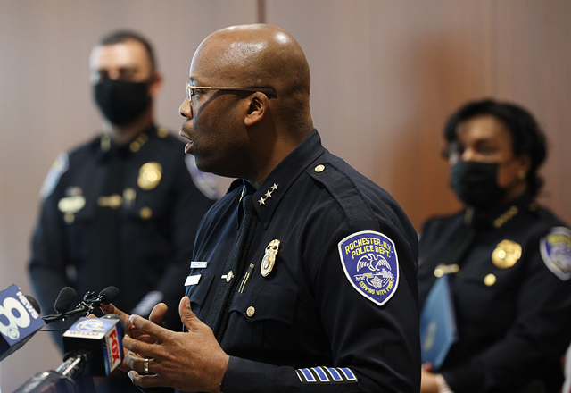 Executive Deputy Chief Andre Anderson. - CREDIT MAX SCHULTE / WXXI NEWS